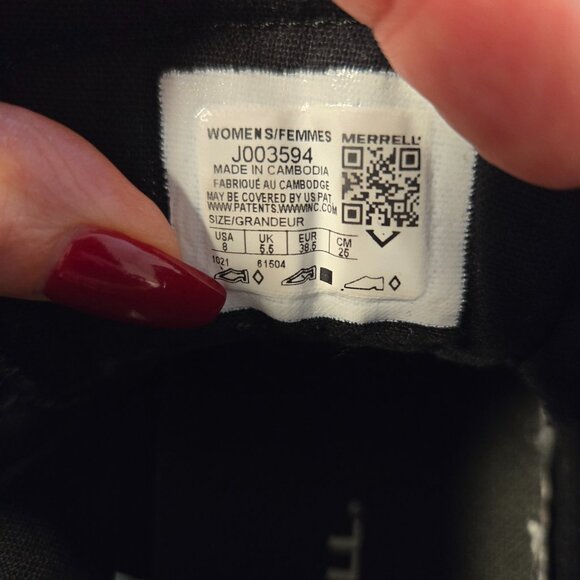 MERRELL Alpine Hiker Women's Hiking Black Boots SIZE 8 - Picture 5 of 9